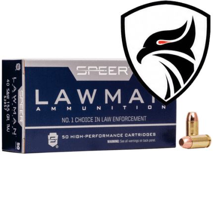 Munição Speer .40S&W TMJ Lawman 155gr Cx.50un