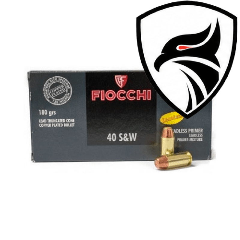 Munição Fiocchi .40S&W LL RNCP 180gr Cx.50un