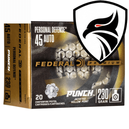 Munição Federal .45ACP JHP Punch 230gr Cx.20un