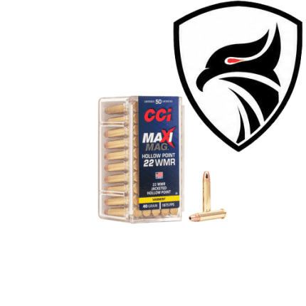 Cartucho CCI .22MAG JHP Max Mag 40gr Cx.50un