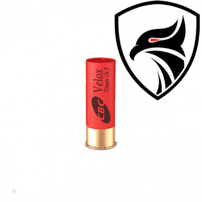 Cartucho CBC .12GA [70mm] Plast CH-5 Cx.25un