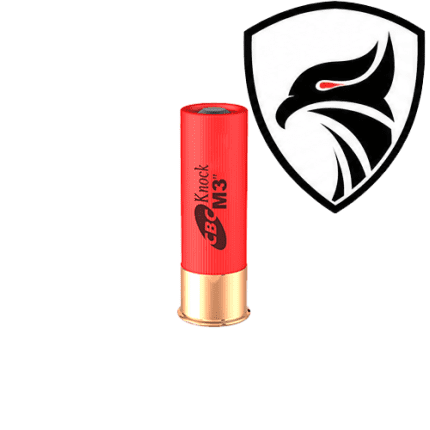 Cartucho CBC .12GA [76,2mm] Balote Knock M3″ Cx.10un