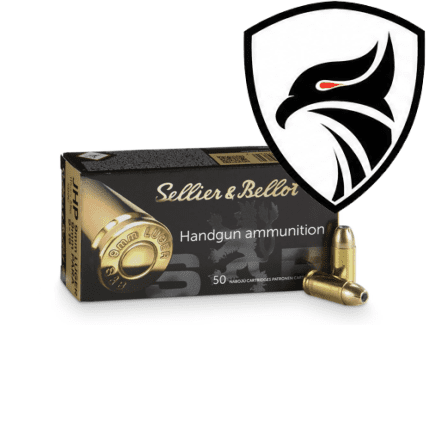 Munição Sellier & Bellot 9mm LUGER JHP 115gr Cx.50un