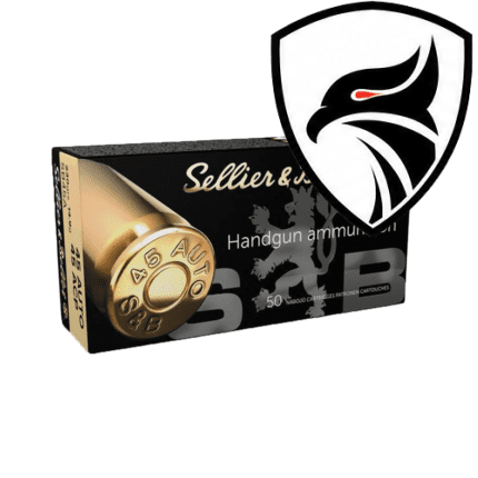 Munição Sellier & Bellot .45ACP JHP 230gr Cx50un