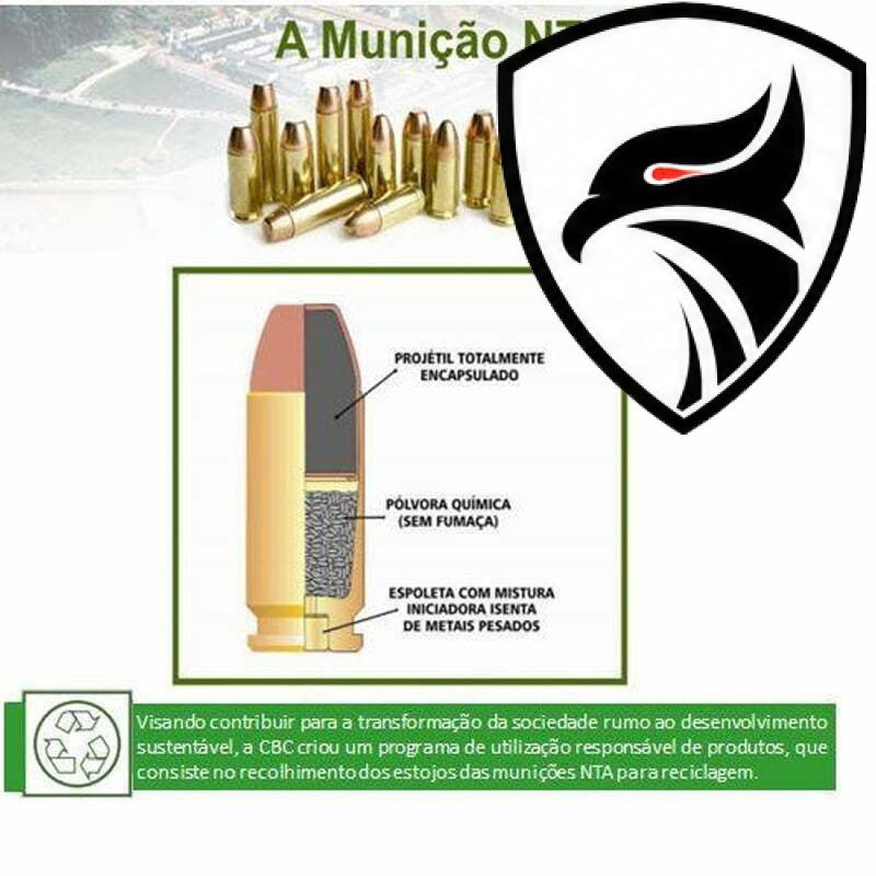 Munição CBC 380 AUTO EOOG 95GR NTA CXT C - Imagem 3