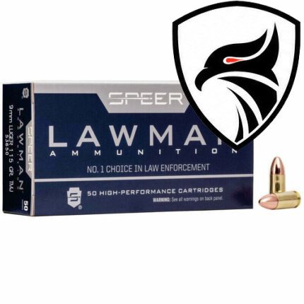 Munição SPEER LAWMAN 9mm LUGER TMJ 115 Grains – Cx 50