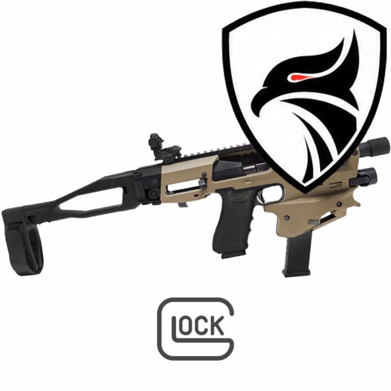 Kit Roni Glock Conversão CAA Tatical TAN